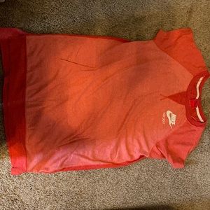 Nike orange t-shirt dress size medium